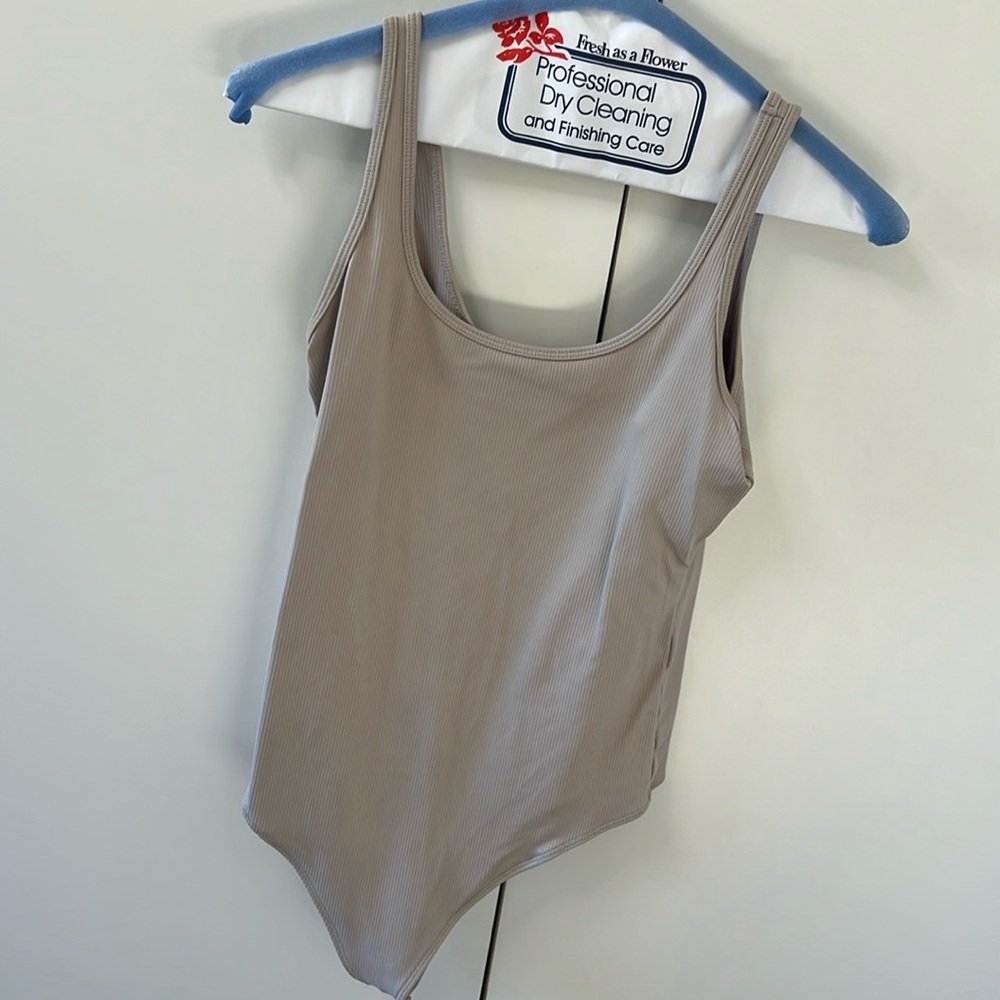 Nude ambercrombie body suit